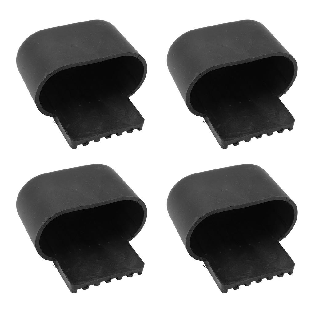 4PCS Pad Table Feet Covers Rubber Non Slip Easy Using Oval Furniture Leg Protectors for Home