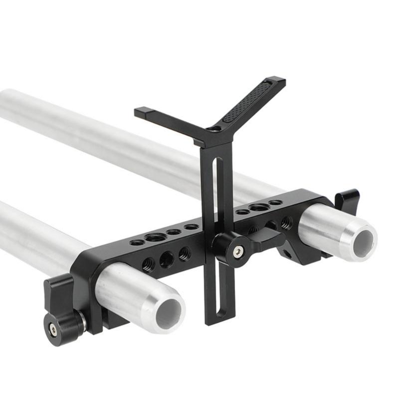 Universal 19mm Rod Clamp Lens Support Mount for DSLR Lens Bracket Support Follow Focusing Camera Cage Accessories