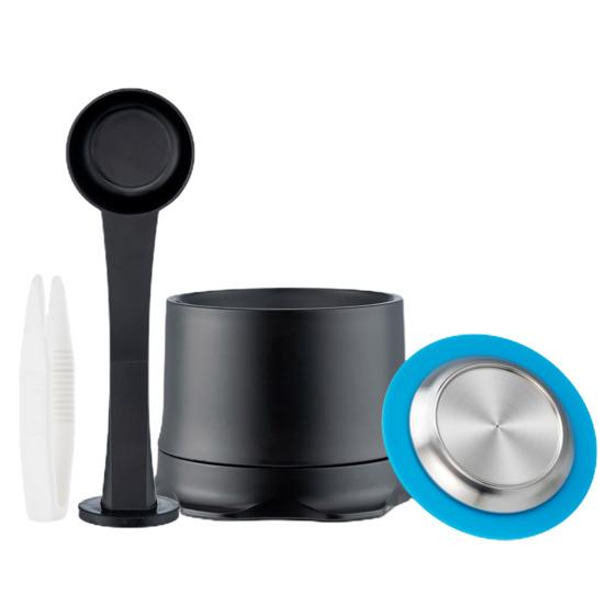 

1 Set Coffee Capsule Cup Food Grade Rust-proof Stainless Steel Miniature Refillable Coffee Capsules Cup for ZENIUS-Machine