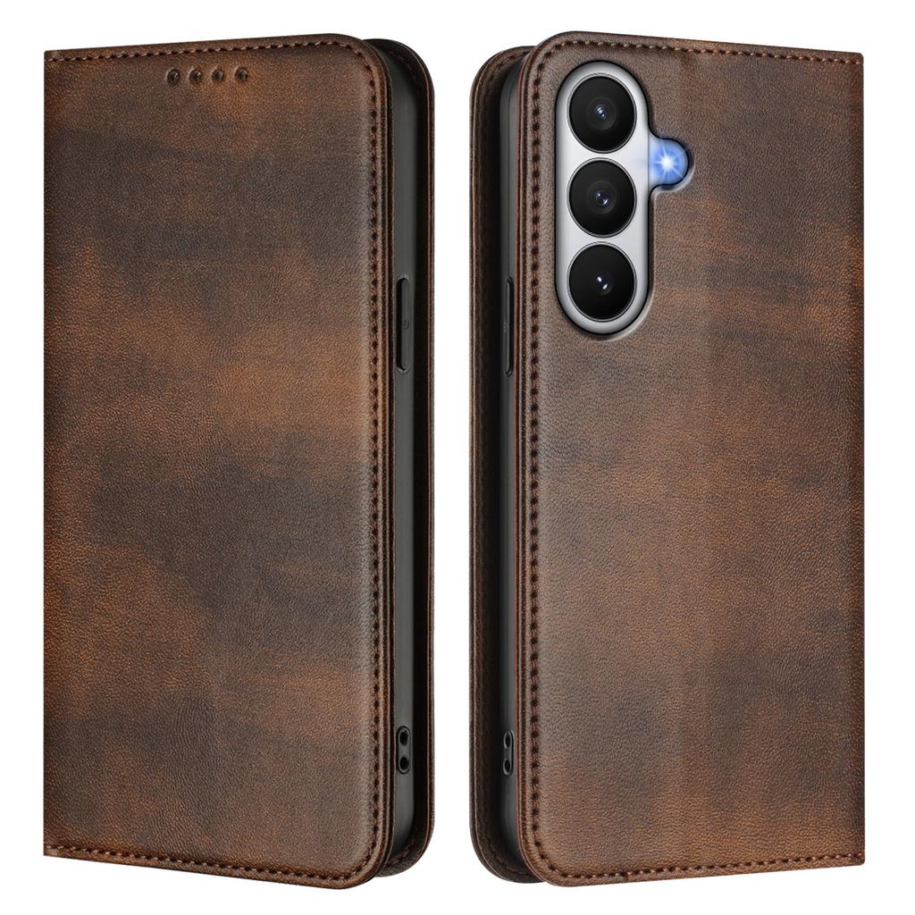 For Samsung Galaxy S26/S26 Pro Wallet Cases Retro Texture RFID Blocking Leather Phone Cover