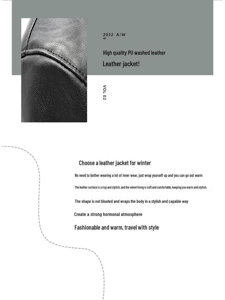 Men's Slim Fit PU Leather Baseball & Stand Collar Jacket - Autumn Winter Korean Style Casual Motorcycle Outerwear