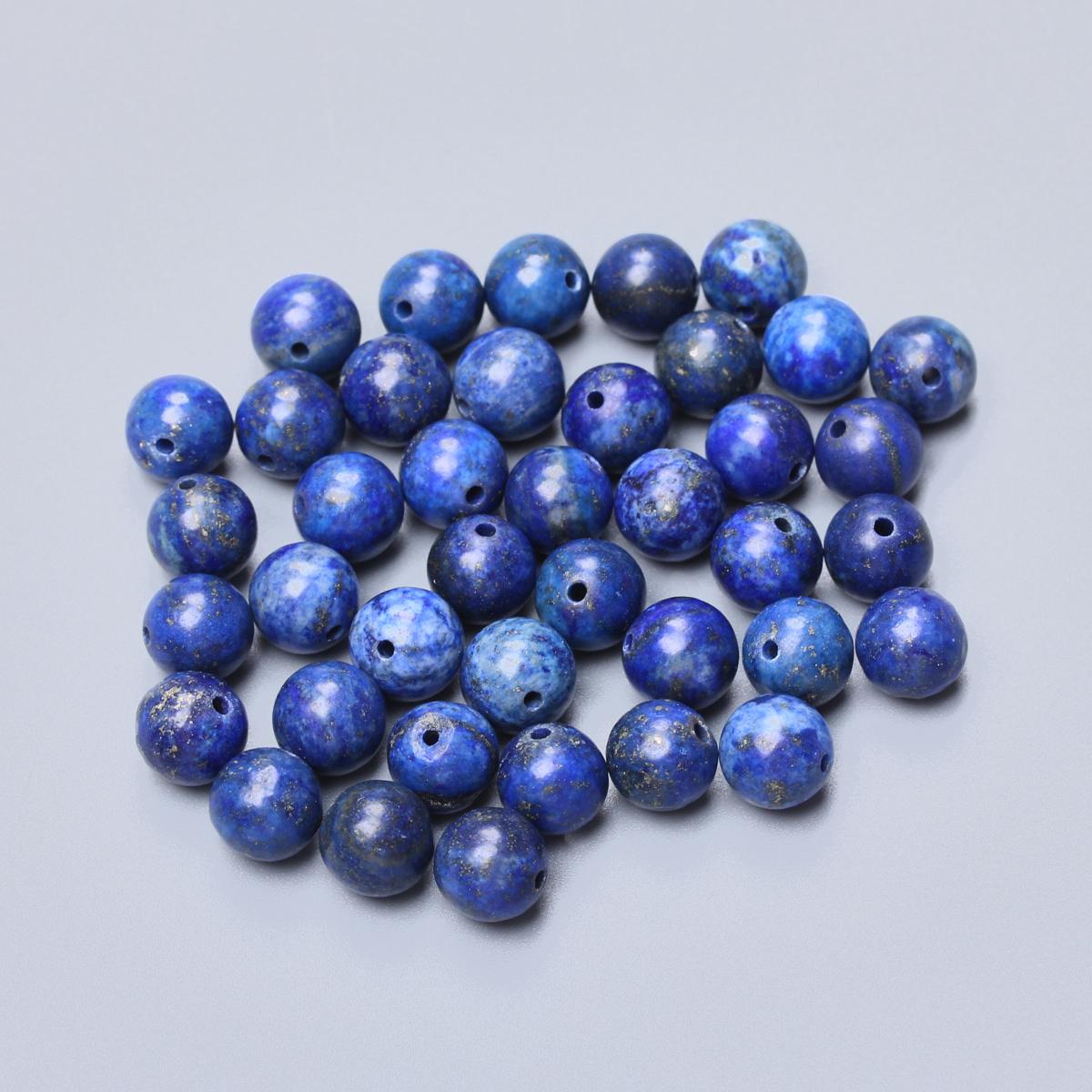 

60/50/40/30/20 шт 4/6/8/10/12 мм высокое количество натуральный камень лазурит свободные разделительные бусины DIY ювелирные изделия ручной работы бисерный материал аксессуар 8mm