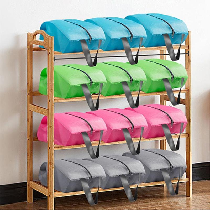Shoe Storage Bag Waterproof And Dust-Proof Nylon Fabric With Strong Zipper Suitable For Men And Women Travel Home Storage Bag