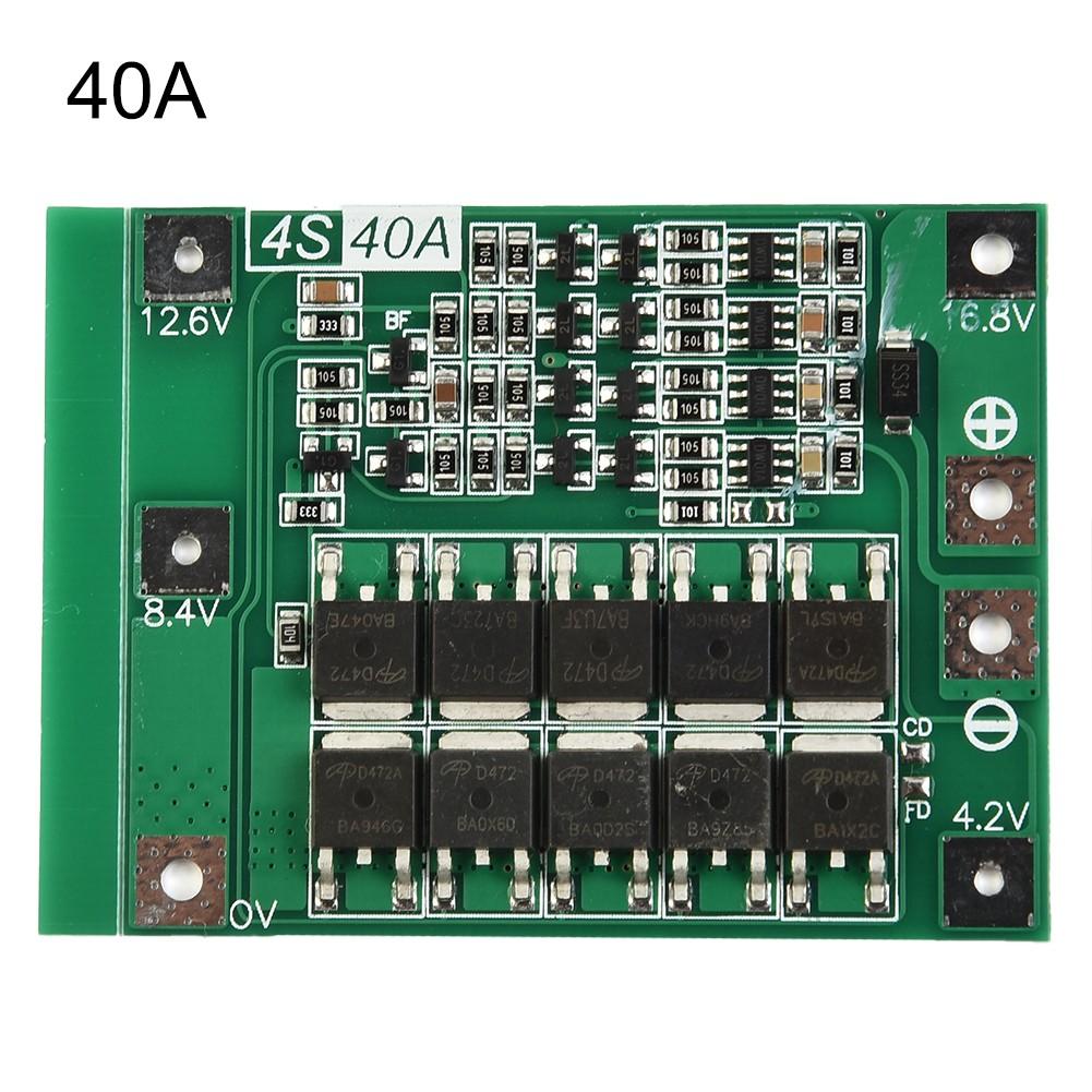 1Pc Green 4S 40A 14.8V 16.8V Li-ion Lithium 18650 Battery PCB  Board