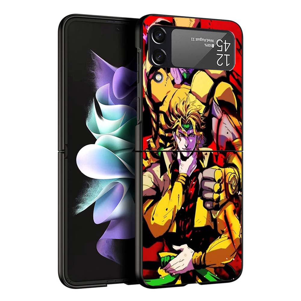 JoJo Bizarre Adventure Phone Case For Samsung Galaxy Z Flip7 Flip6 5G Flip5 Flip4 Flip3 ZFlip 7 6 3 4 5 Shockproof Back Cover Ga