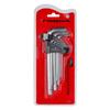 SET OF ALLEN KEYS Allen keys long 9 pcs 1.5-10mm Vorstahl