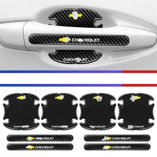 8PCS Invisible Car Door Handle Bowl Anti-Scratch Protector Sticker For Chevrolet