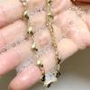 European-American Stainless Steel Heart-Shaped Gold Anklet Jewelry for Women