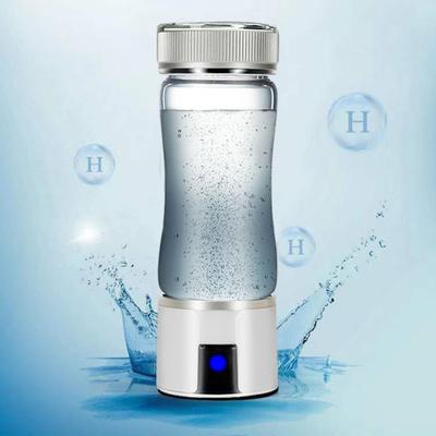 Sticlă de apă bogată în hidrogen de 300 ml Tehnologia SPE PEM Generator portabil de apă cu hidrogen din sticlă Băutură sănătoasă din sticlă