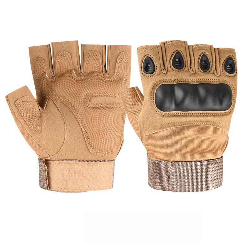

Protective Outdoor Sports Semi Finger Combat Fitness Training Anti Slip and Wear-resistant XL жовтий