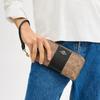 New COACH Coated Canvas Wallet Trumpets Women's Tan & Black CW947-IMQRX