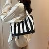 Korean Style Cloth Bow Shoulder Bag Handbag Underarm Bag Versatile Canvas Tote Bag  Women