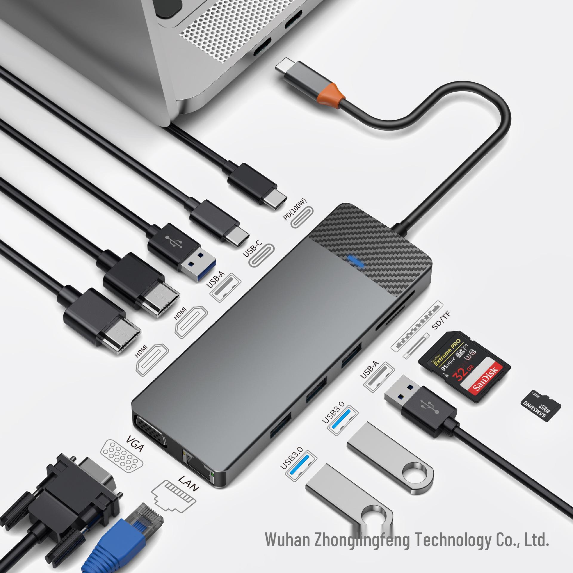 Wiwu Jiemashi 12-in-1 USB-C Multiport Adapter Hub