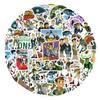 Adesivi da colorare Wild Kratts: 55 Fogli per Quaderno, Valigia, Telefono, Decorazione Planner