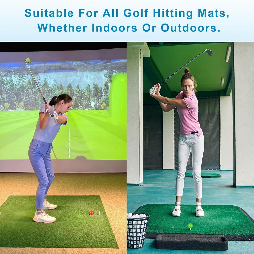 PATIKIL Golf Practice Pack of 72mm Limited Flight Plastic Golf Training Hollow Airflow Golf Balls for Driving Range Swing for Pets Balls, 6, Balls,