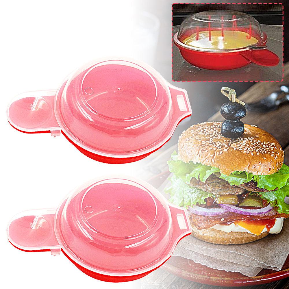 Manual Plastic Burger Press and Egg Mold