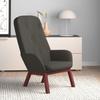 VidaXL Chaise de relaxation Gris foncé Velours 341219