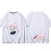 Anime Cosplay Blue Archive Azusa Fashion T-shirt Summer Shirt Fans Short Sleeves Man Girl Clothes Tees Gift Pure Cotton Tops