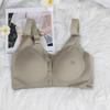 Sujetador Shi Fengni 1023 de Cierre Frontal sin Costuras: Tallas Grandes, Soporte Lumbar, Efecto Adelgazante para Mujeres de Mediana Edad y Mayores