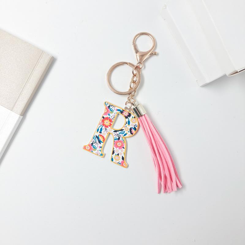 Colorful English Alphabet Keychain & Graduation Gift Accessory