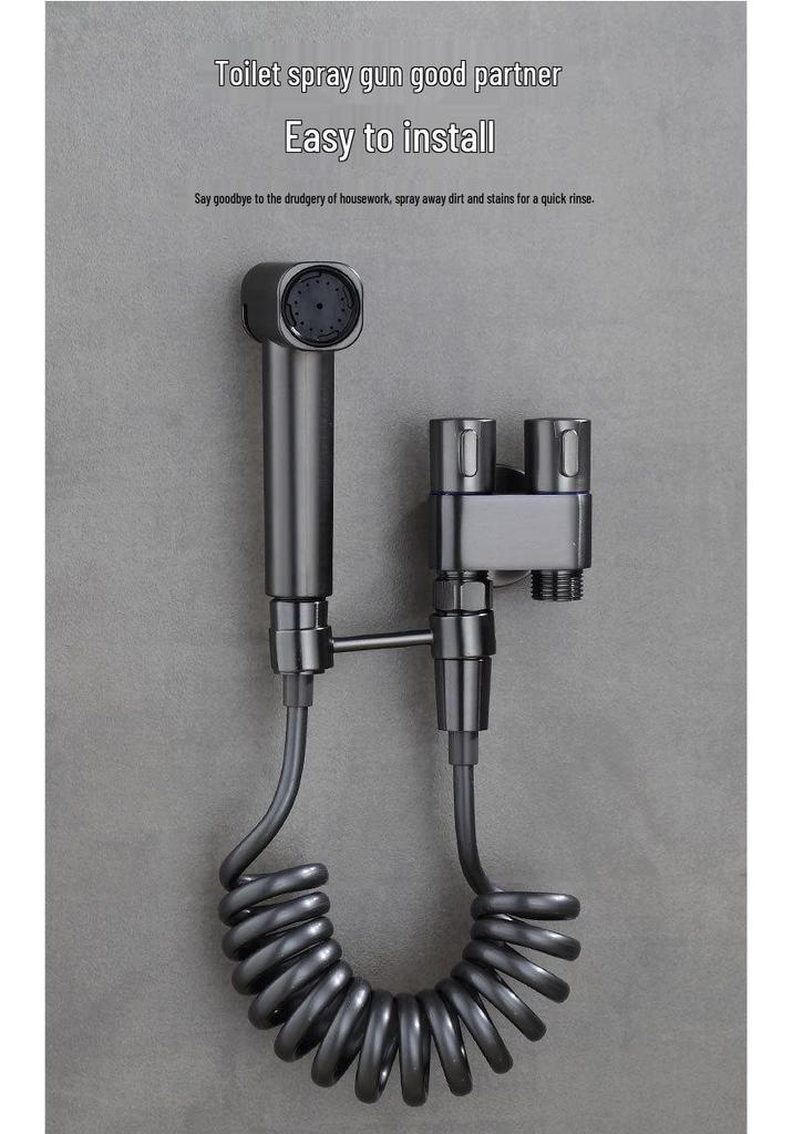 High-Pressure Bidet Valve & Sprayer for Toilet