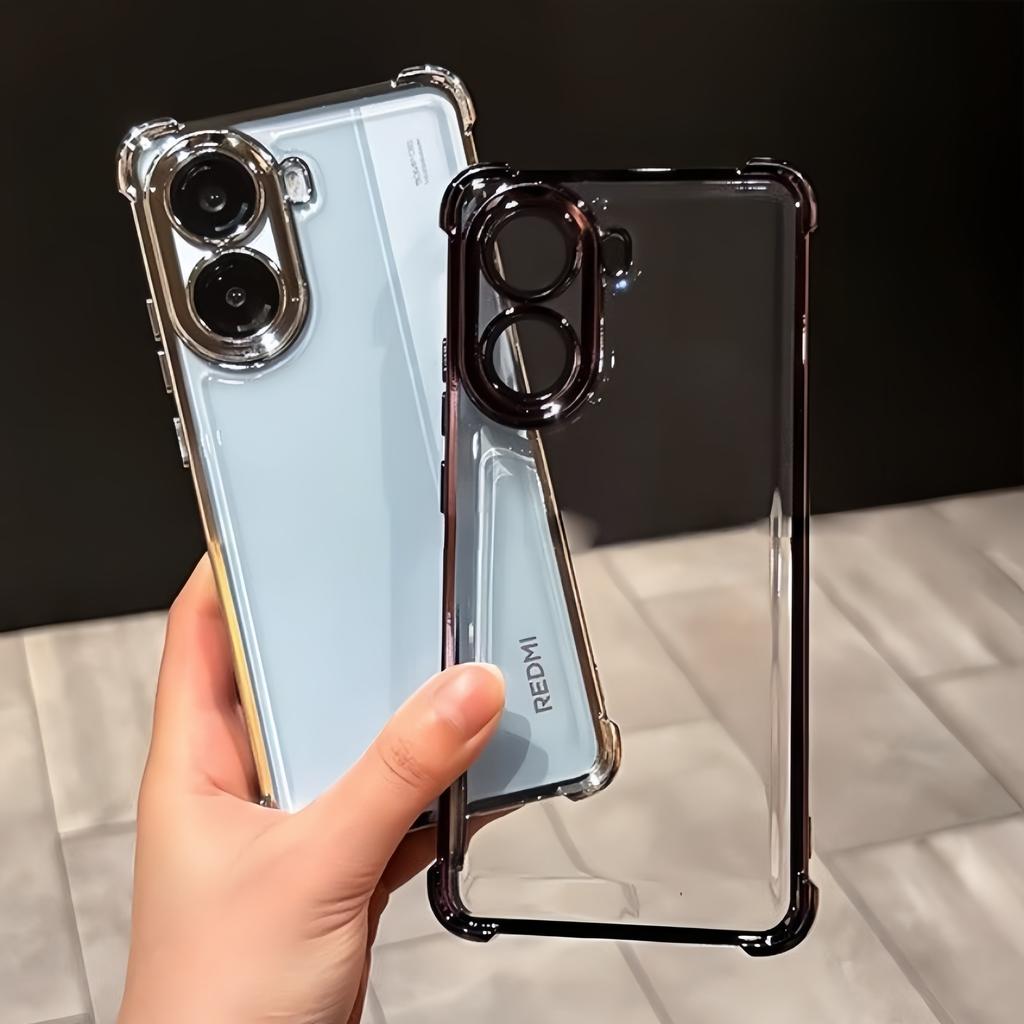 For Xiaomi POCO X8 Pro Case Soft Electroplated Transparent TPU Full Protective Phone Cover For Mi POCO X8 Pro Shell Bumper Funda