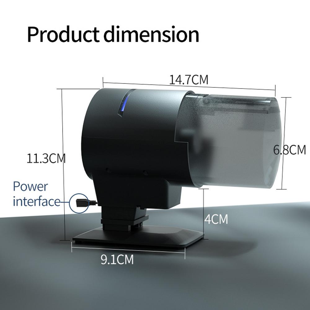 210ML Grote Capaciteit Visvoerautomaat Mobiele Telefoon APP Bediening WiFi Intelligente Timer Automatische Voederbak Aquarium Goudvis Voederbak