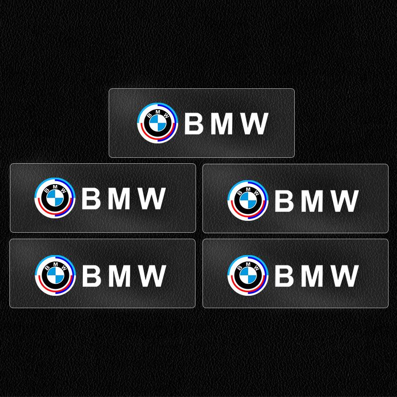 YMZP2 5/10pcs Car Creative Stickers Interior Decoration Decal Emblem For BMW 50th Anniversary E46 E90 F10 F30 G20 X1 X3 X5 Performance