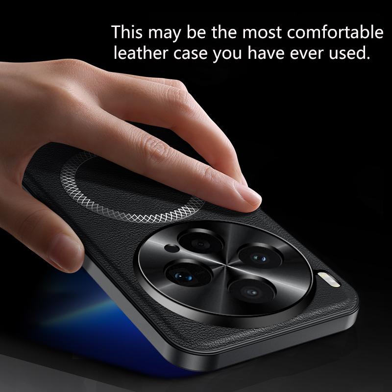 For VIVO X300 Ultra Case Luxury PU Leather Magnetic Magsafe Protective Back Cover For VIVO X300s X300 Pro Shockproof Phone Shell