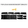 7 Τεμάχια Αυτοκόλλητα Εσωτερικού Αυτοκινήτου Για LEXUS I 50 300 350 2012-2006 Διακόσμηση Αυτοκόλλητο Κάλυμμα Πάνελ Κιβωτίου Ταχυτήτων Από Ανθρακονήματα