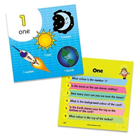 Green Board Games Brainbox English Card Game First Math Edition 90039