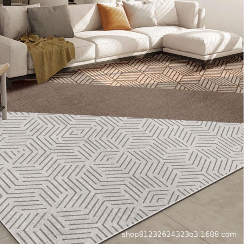 Luxurious Modern Nordic Large Area Carpet for Living Room or Bedroom