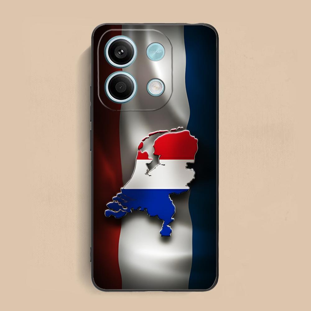 

Netherland Dutch Flag Matte TPU Mobile Phone Case for Xiaomi Redmi Note 14 13 12 11 S Pro Plus 4G 5G Colorful Printing Cover Redmi Note 11S 4G