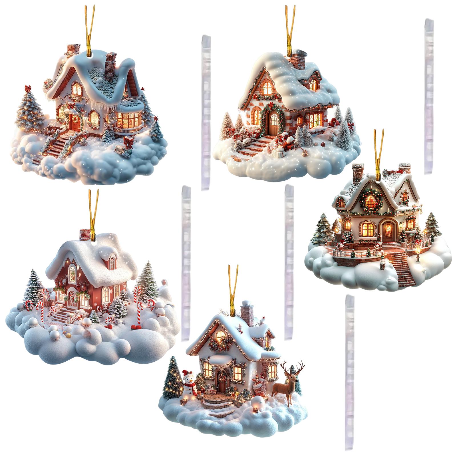 

Украшения для рождественской елки Праздничные украшения для праздничного сезона Рождественские украшения Акрил