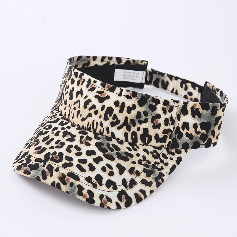 Women's Leopard Print Duckbill Cap - Breathable, Sun Protection for Outdoor Travels