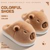 Capybara Women's Winter 2025 Plush Cotton Slippers - Thick, Warm Indoor Comfort with Unique Soft-Step Design