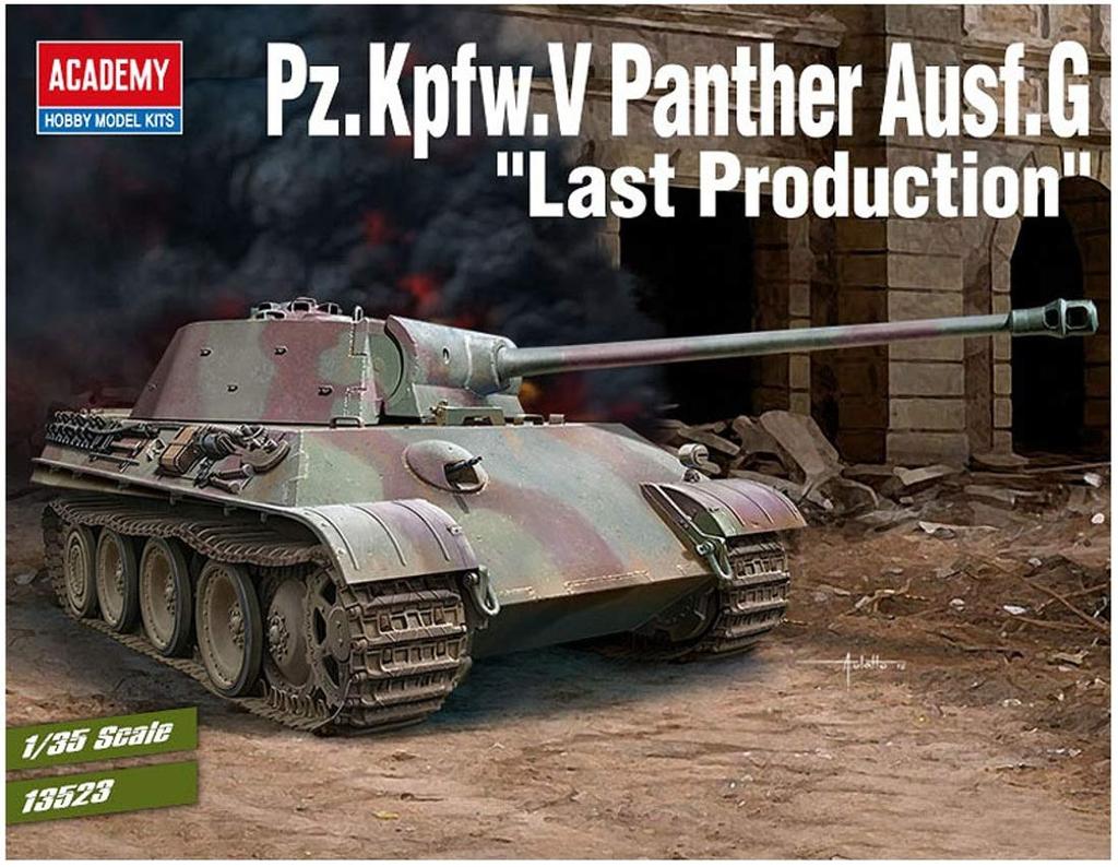 Academy German Panther G Late Production Plastic Model 13523 1/35 Ausf.