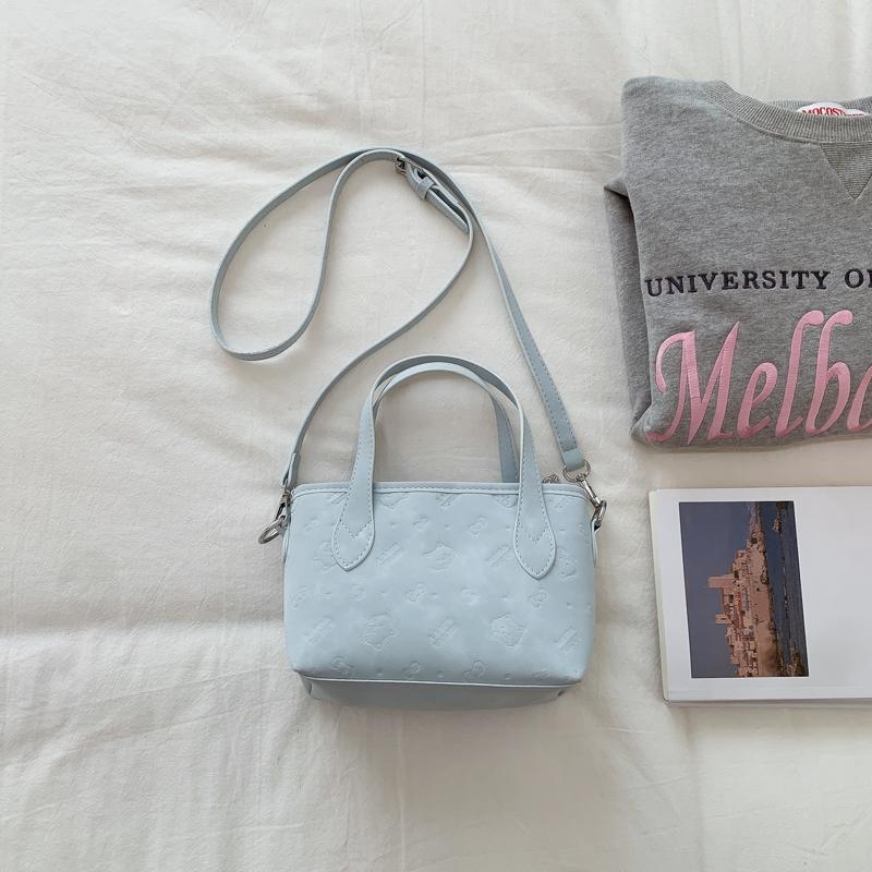 Fashion Women's Cute Bow Handbag Kawaii Sweet Mini Tote Bag PU Leather Top Handle Crossbody Cellphone Purse for Daily