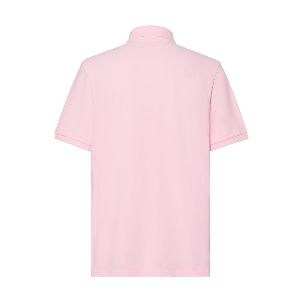 Polo Ralph Lauren Solid Color Polo Shirt With Logo Embroidery Men Polo Shirts Pink 710783656-033