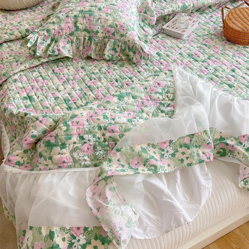 Süßer Prinzessinnenstil Rutschfester Bettschutz