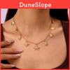Schelp Hanger Ketting Met Legering Ketting Voor Dames Strand Mode