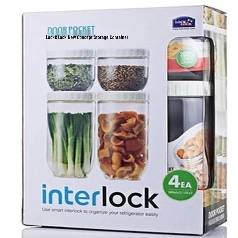 LocknLock 4-Piece Food Storage Container Set