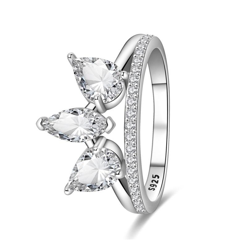 Anelli Semplici in Argento 925 Stella Diamante Lucida Cuore Pietra Blu Gemma Coppia Fedina Liscia Gioiello Regalo per Matrimonio Fidanzamento