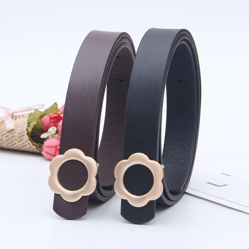 Narrow Waist Minimalist Belt In Black And Coffee Colors Ideal For Outfits Summer