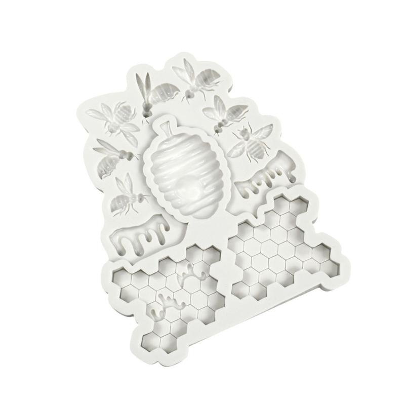 

12Cavity Honeybees Silicone Molds for DIY Cake Fondant Molds Honeycombs Biscuit Cookie Baking Molds Chocolate Decors 1
