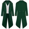 Medieval Swallowtail Costume for Halloween & St. Patrick's Day In Irish Green