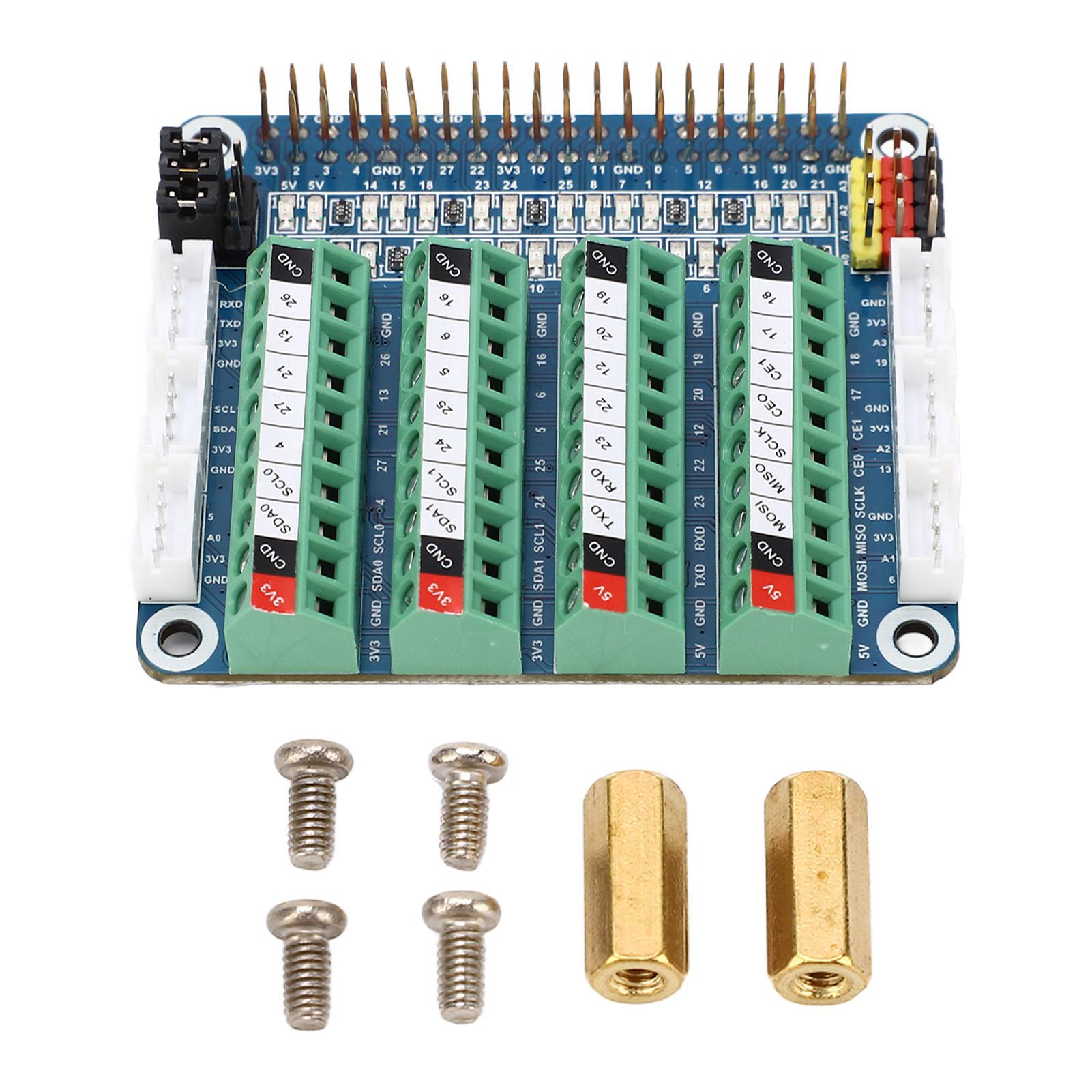 

Плата розширення сенсора для 4B 3B CM4 PCF8591 LED GPIO IO Port Module Development Board Module