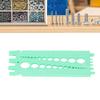 Msuring Tool Plastic Integrated Portable Inch and Millimeter Scale Nut   Thrd Gauge