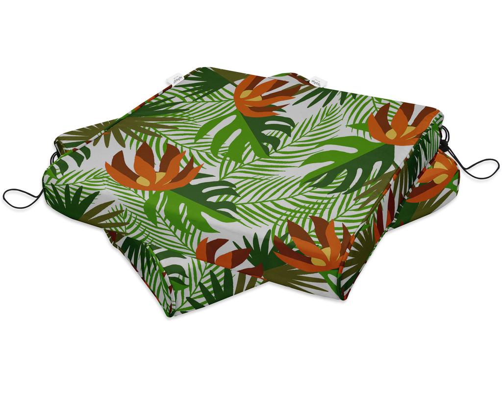 Vargottam Perfect Outdoor Indoor Square Corner Seat Cushions Water-Resistant Lounge Chair 18.5" X 16" Home Office Patio Furniture