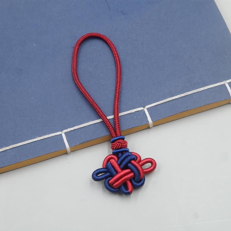 Nod Chinezesc Ciucuri Bicolori Cercei Bicolori cu Nod Chinezesc Pandantiv Agățătoare Auto Accesorii Cercei Accesorii Cheongsam Antic Hanfu